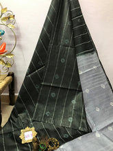 Load image into Gallery viewer, Akc Bhagalpuri Linen Sarees