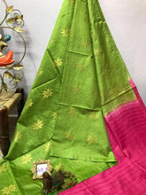 Load image into Gallery viewer, Akc Bhagalpuri Linen Sarees