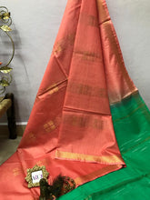 Load image into Gallery viewer, Akc Bhagalpuri Linen Sarees