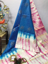 Load image into Gallery viewer, Akc Bhagalpuri Linen Sarees