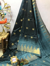 Load image into Gallery viewer, Akc Bhagalpuri Linen Sarees