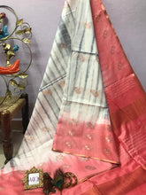Load image into Gallery viewer, Akc Bhagalpuri Linen Sarees