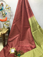 Load image into Gallery viewer, Akc Bhagalpuri Linen Sarees