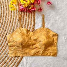 Load image into Gallery viewer, Spaghetti Bridal Dola Foil Work blouse