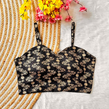 Load image into Gallery viewer, Spaghetti Bridal Dola Foil Work blouse