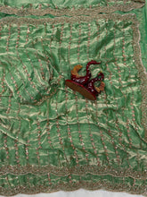 Load image into Gallery viewer, Space silk designer party wear sequence border sarees