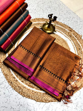 Load image into Gallery viewer, Tissue Linen Silk Sarees - Sheetal Fashionzz