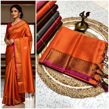 Load image into Gallery viewer, Tissue Linen Silk Sarees - Sheetal Fashionzz