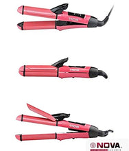 Load image into Gallery viewer, NOVA NHC-2009 Curler and Straightener for Hair Beauty -Set of 2 in 1