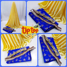 Load image into Gallery viewer, SATIN SAREE WITH DESIGNER BLOUSE* - Sheetal Fashionzz