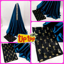 Load image into Gallery viewer, SATIN SAREE WITH DESIGNER BLOUSE* - Sheetal Fashionzz