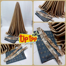 Load image into Gallery viewer, SATIN SAREE WITH DESIGNER BLOUSE* - Sheetal Fashionzz