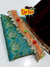 Load image into Gallery viewer, SATIN SAREE WITH DESIGNER BLOUSE* - Sheetal Fashionzz