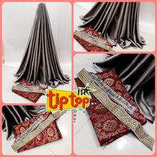 Load image into Gallery viewer, SATIN SAREE WITH DESIGNER BLOUSE* - Sheetal Fashionzz