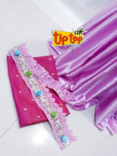 Load image into Gallery viewer, SATIN SAREE WITH DESIGNER BLOUSE* - Sheetal Fashionzz