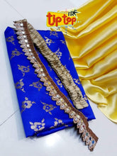 Load image into Gallery viewer, SATIN SAREE WITH DESIGNER BLOUSE* - Sheetal Fashionzz