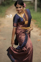 Load image into Gallery viewer, DSR-Banarasi Mugal Floral Kanchi Semi Silk Sarees - Sheetal Fashionzz