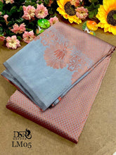 Load image into Gallery viewer, DSR-Banarasi Mugal Floral Kanchi Semi Silk Sarees - Sheetal Fashionzz