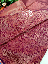 Load image into Gallery viewer, Dsr ERAGAI POLE
Kanchi semi silk bridal saree with all over copper zari jaquards - Sheetal Fashionzz