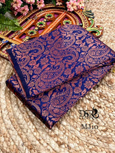 Load image into Gallery viewer, Dsr ERAGAI POLE
Kanchi semi silk bridal saree with all over copper zari jaquards - Sheetal Fashionzz