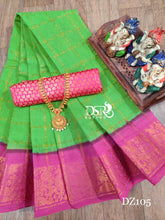 Load image into Gallery viewer, DSR Sarees DD Zari Kattam Sungudi - Sheetal Fashionzz