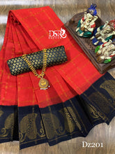 Load image into Gallery viewer, DSR Sarees DD Zari Kattam Sungudi - Sheetal Fashionzz