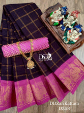 Load image into Gallery viewer, DSR Sarees DD Zari Kattam Sungudi - Sheetal Fashionzz