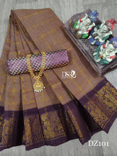 Load image into Gallery viewer, DSR Sarees DD Zari Kattam Sungudi - Sheetal Fashionzz