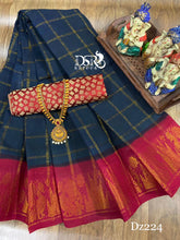 Load image into Gallery viewer, DSR Sarees DD Zari Kattam Sungudi - Sheetal Fashionzz