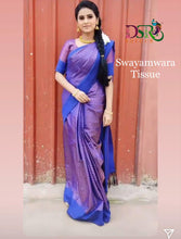 Load image into Gallery viewer, DSR-Swayamwara Tissue Pattu Sarees - Sheetal Fashionzz