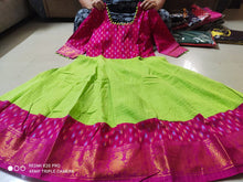 Load image into Gallery viewer, Madurai Sungudi All over Zari checks Fabric & banarasi jacord cotton combo - Sheetal Fashionzz