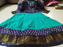 Load image into Gallery viewer, Madurai Sungudi All over Zari checks Fabric & banarasi jacord cotton combo - Sheetal Fashionzz