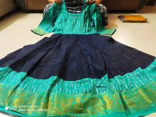 Load image into Gallery viewer, Madurai Sungudi All over Zari checks Fabric & banarasi jacord cotton combo - Sheetal Fashionzz