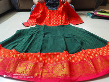 Load image into Gallery viewer, Madurai Sungudi All over Zari checks Fabric & banarasi jacord cotton combo - Sheetal Fashionzz