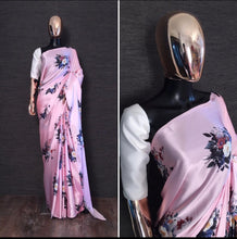 Load image into Gallery viewer, Japan Satin Silk Sarees - Sheetal Fashionzz