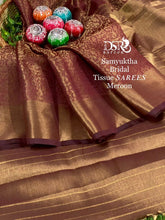 Load image into Gallery viewer, DSR-Samyuktha Bridal Tissue Sarees - Sheetal Fashionzz