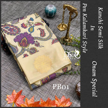 Load image into Gallery viewer, DSR-Kanchi Semi Silk Kalamkari Sarees - Sheetal Fashionzz