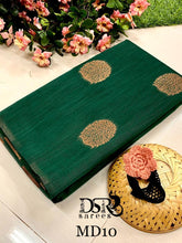 Load image into Gallery viewer, Dsr Modal saree with allover copper gicha buttis - Sheetal Fashionzz