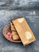 Load image into Gallery viewer, CLASSIC soft silk tissue saree adorned with antique thread - Sheetal Fashionzz