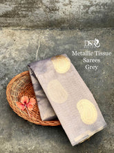Load image into Gallery viewer, CLASSIC soft silk tissue saree adorned with antique thread - Sheetal Fashionzz