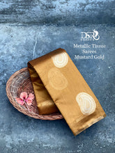 Load image into Gallery viewer, CLASSIC soft silk tissue saree adorned with antique thread - Sheetal Fashionzz