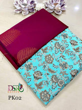 Load image into Gallery viewer, DSR-Kanchi Soft Silk Sarees with Designer blouse - Sheetal Fashionzz