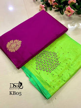 Load image into Gallery viewer, DSR-Kanchi Soft Silk Sarees with Designer blouse - Sheetal Fashionzz