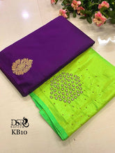 Load image into Gallery viewer, DSR-Kanchi Soft Silk Sarees with Designer blouse - Sheetal Fashionzz