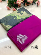 Load image into Gallery viewer, DSR-Kanchi Soft Silk Sarees with Designer blouse - Sheetal Fashionzz