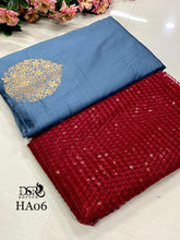 Load image into Gallery viewer, DSR-Kanchi Soft Silk Sarees with Designer blouse - Sheetal Fashionzz