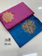 Load image into Gallery viewer, DSR-Kanchi Soft Silk Sarees with Designer blouse - Sheetal Fashionzz