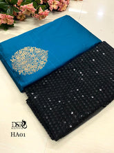 Load image into Gallery viewer, DSR-Kanchi Soft Silk Sarees with Designer blouse - Sheetal Fashionzz