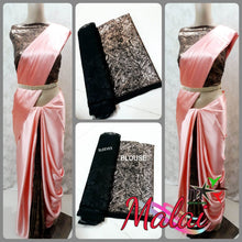 Load image into Gallery viewer, SATIN SILK DESIGNER SAREE WITH IMPORTED DESIGNER BLOUSE - Sheetal Fashionzz