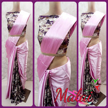 Load image into Gallery viewer, SATIN SILK DESIGNER SAREE WITH IMPORTED DESIGNER BLOUSE - Sheetal Fashionzz